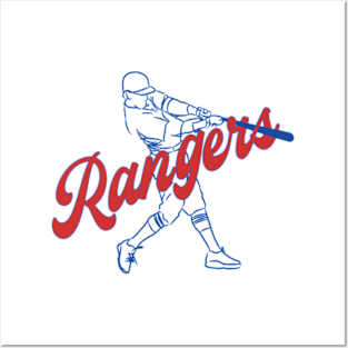 texas rangers Posters and Art